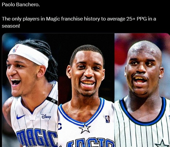 麥迪第一&鯊魚(yú)第二 班凱羅單季場(chǎng)均得分25.9隊(duì)史第三人