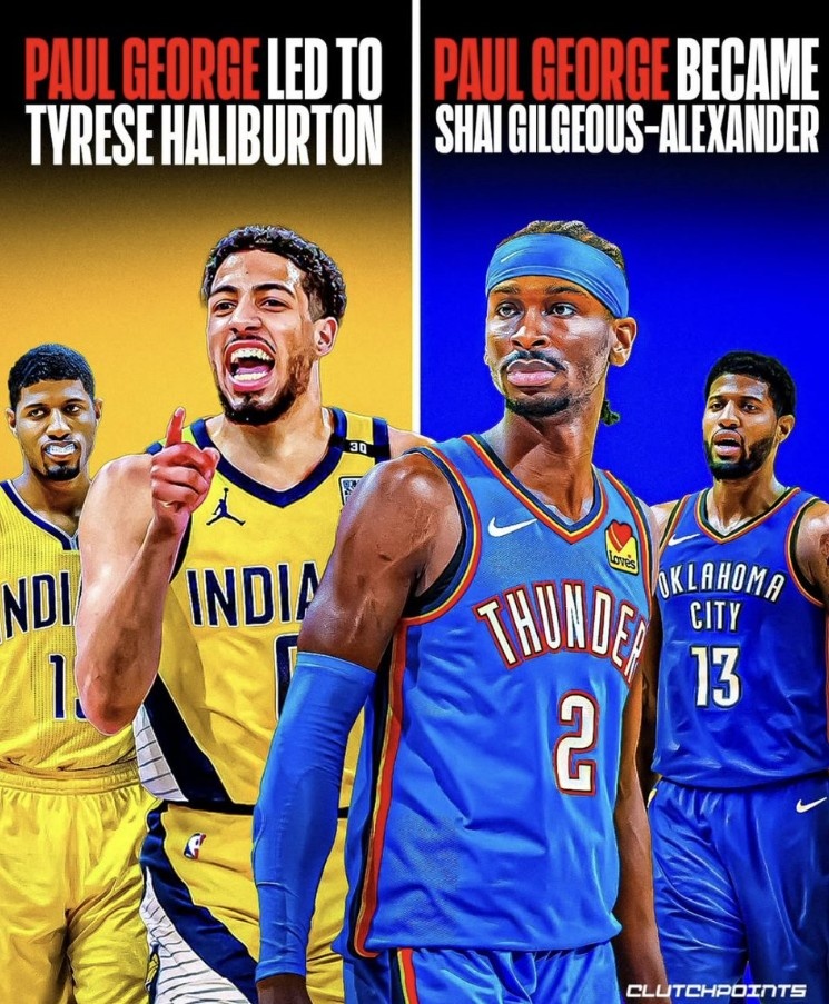 步行者雷霆總決賽相遇？兩支隊(duì)的核心都曾與喬治的交易有關(guān)??