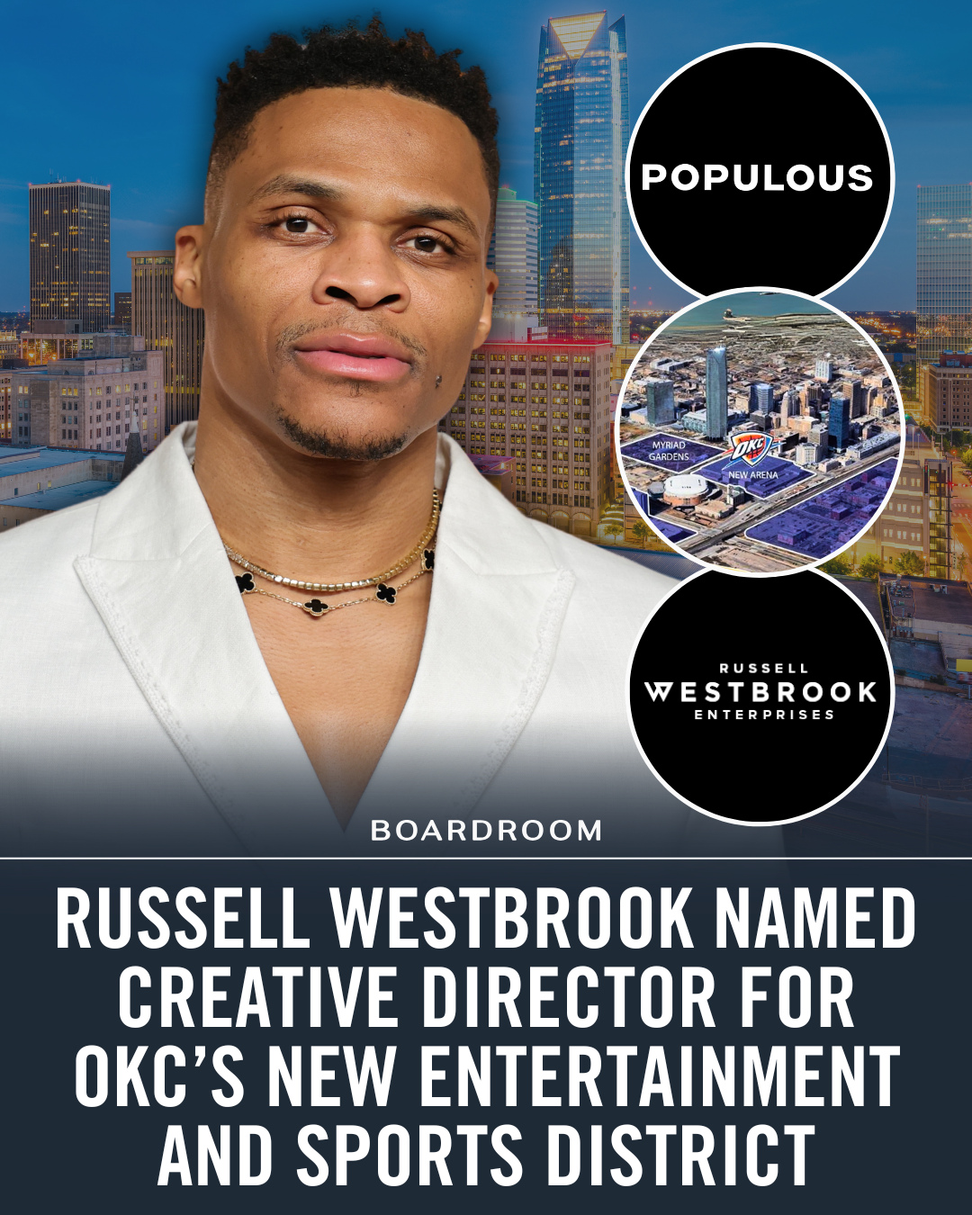 ??愛！俄城斥資20億打造體育娛樂社區(qū)??威少牽頭+任創(chuàng)意總監(jiān)