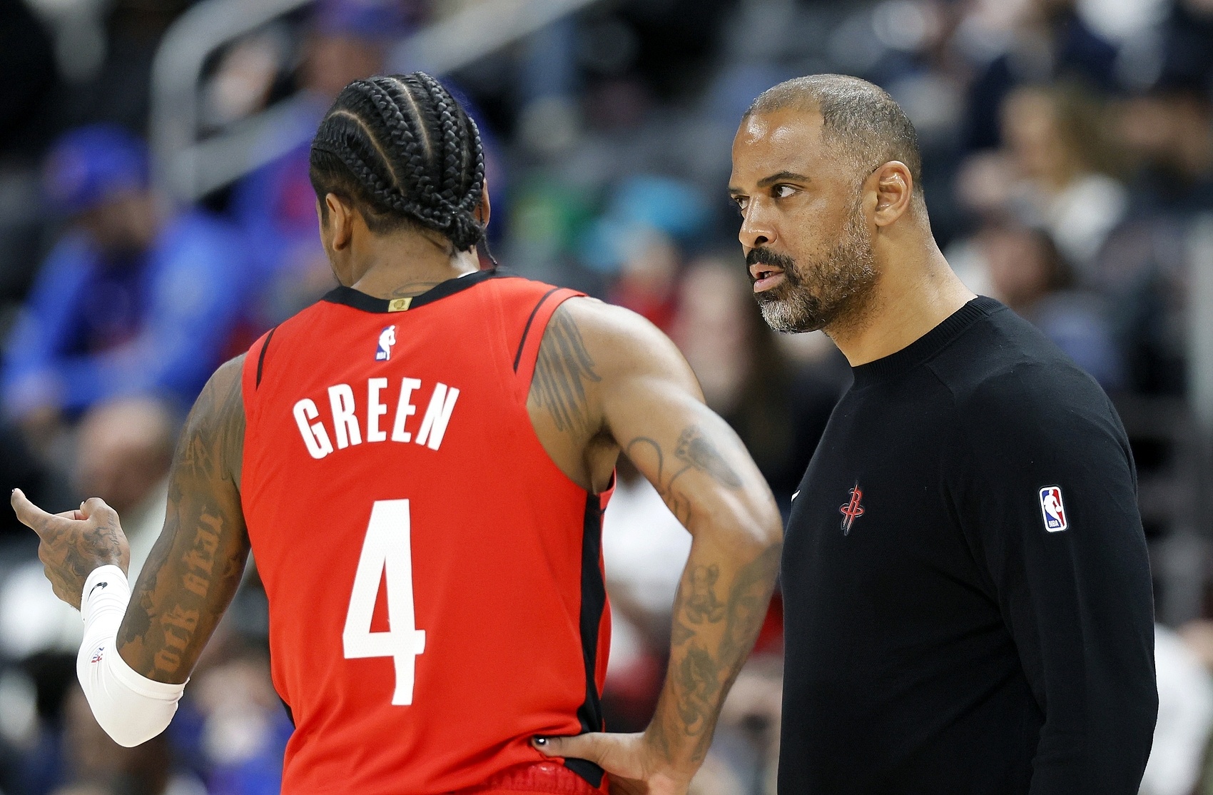 烏度卡：杰倫-格林進(jìn)步了 他被包夾時(shí)不強(qiáng)打而是信任隊(duì)友