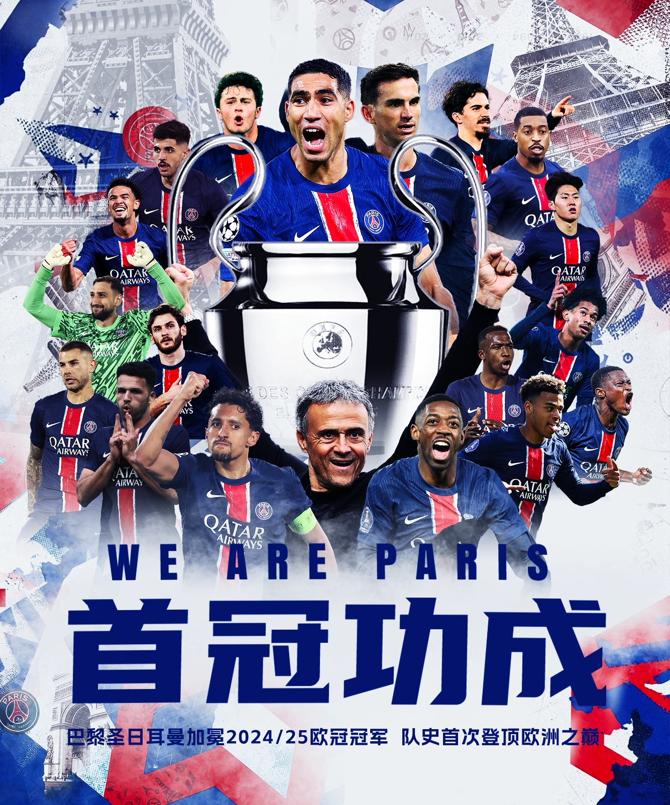 歐冠獎(jiǎng)金前十：巴黎＆國米破億！巴薩第3、阿森納第4，皇馬第7