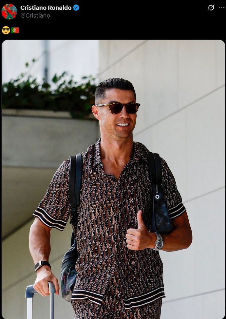 歐國(guó)聯(lián)半決賽戰(zhàn)德國(guó)，C羅社媒曬出抵達(dá)葡萄牙國(guó)家隊(duì)報(bào)到照片