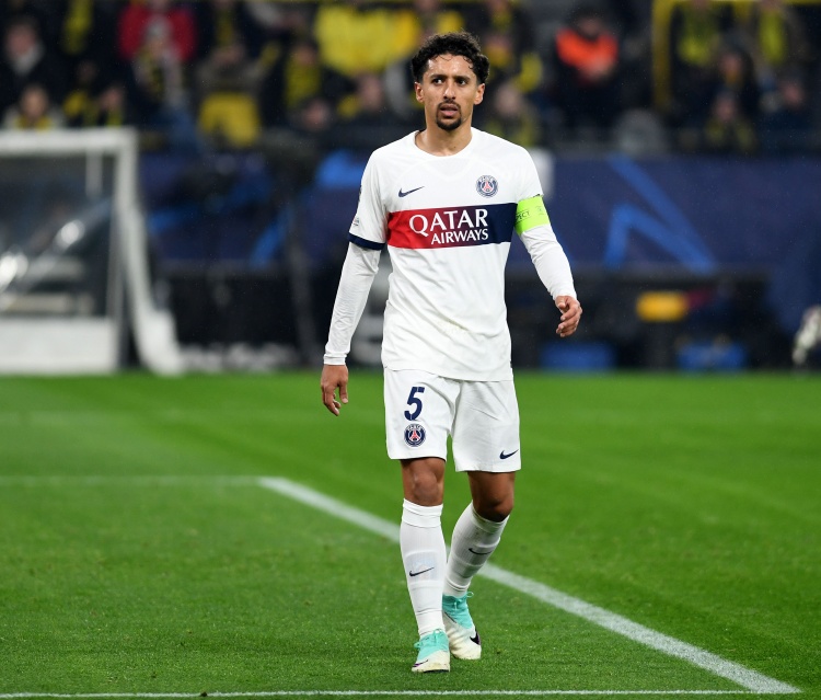 結(jié)束12年巴黎職業(yè)生涯？隊(duì)報(bào)：馬爾基尼奧斯未來存疑，今夏或離隊(duì)