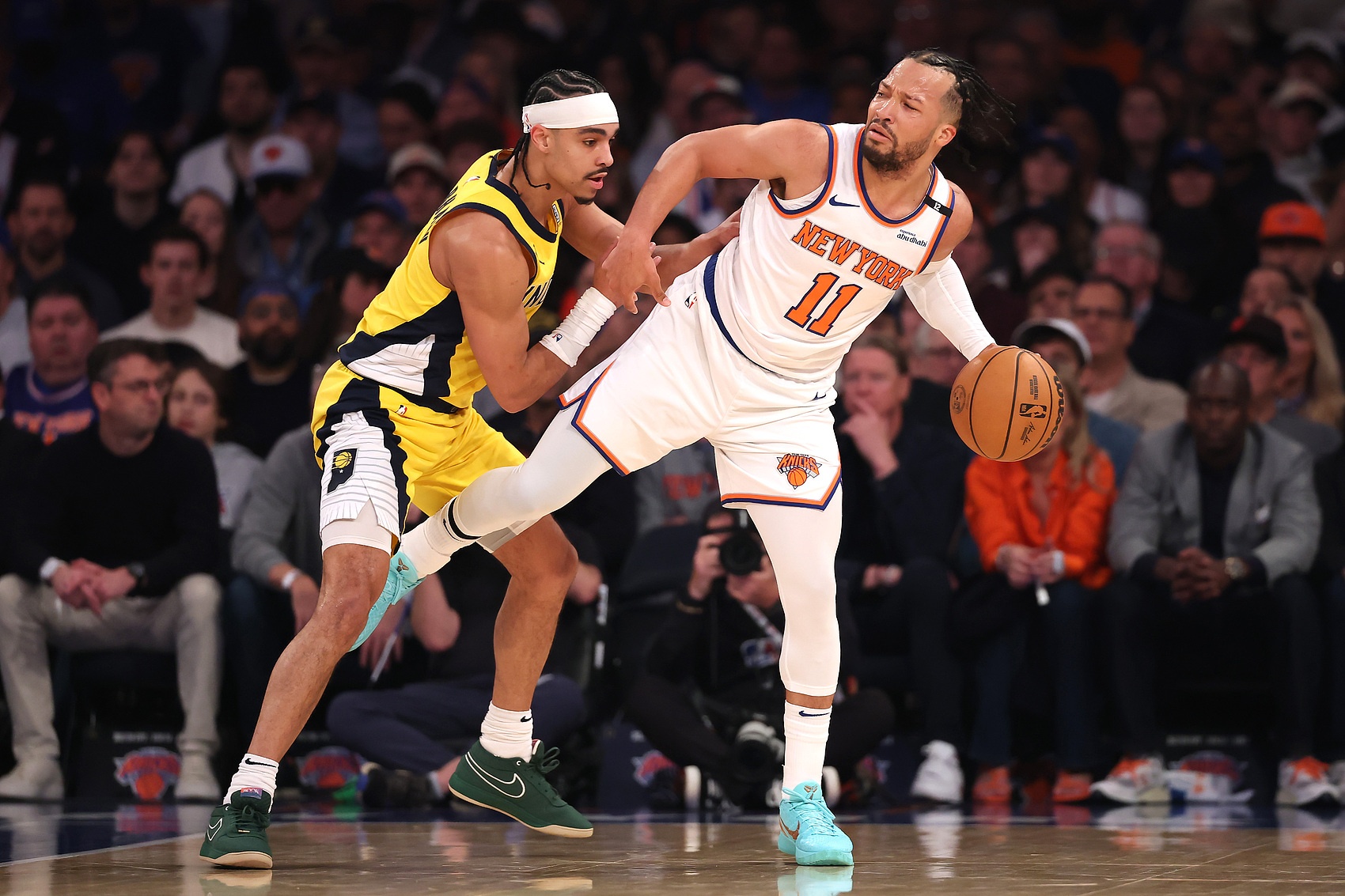 外線大閘！東決在內(nèi)姆哈德的防守下 布倫森命中率38%&三分30%