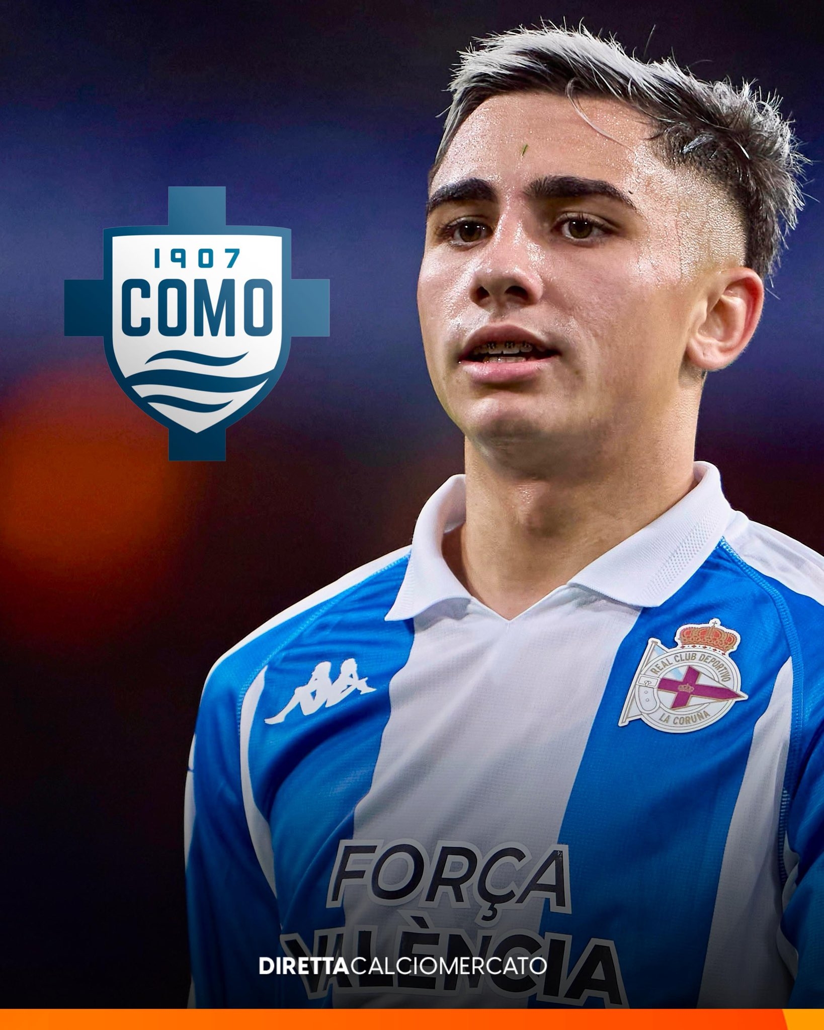 迪馬濟(jì)奧：科莫考慮支付3500萬歐解約金簽耶雷馬伊，小法很看好他