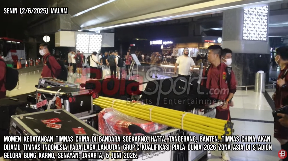 印尼媒體9分鐘跟拍國足抵達視頻，不由感嘆：裝備齊整！