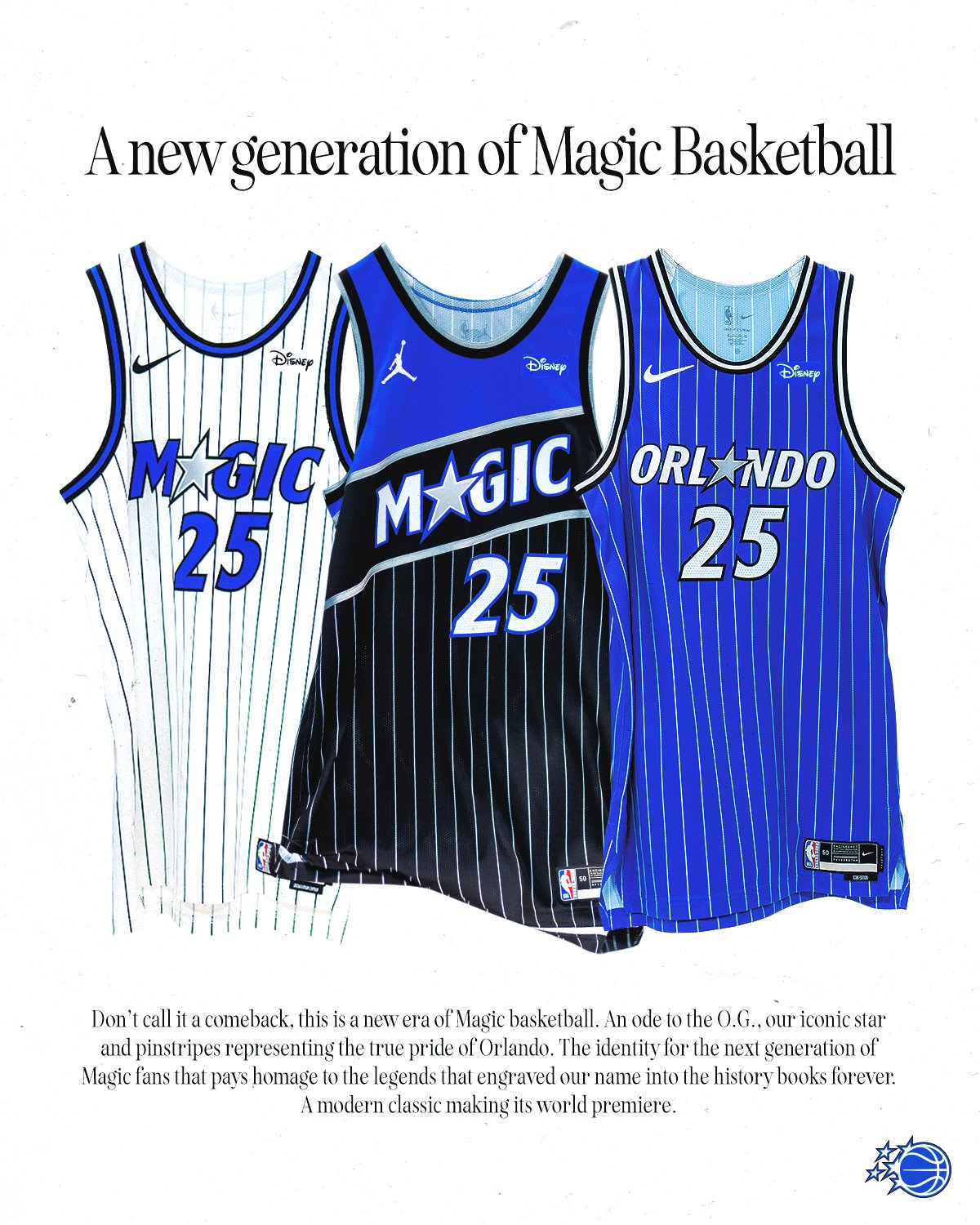 魔術(shù)CEO談推出新Logo和球衣：籌備了4年 希望球迷們能喜歡