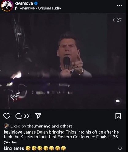 樂福調(diào)侃錫伯杜被尼克斯解雇 老詹回復(fù)：??????????