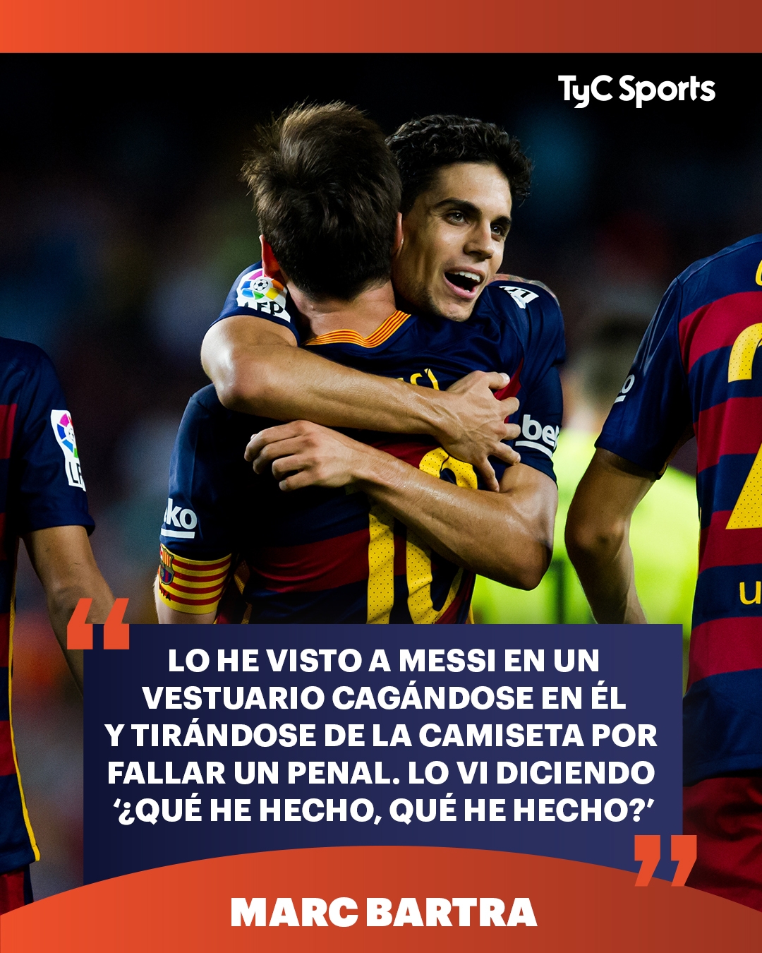 巴爾特拉：梅西曾因失點(diǎn)在更衣室懊惱自責(zé)，但下半場他又統(tǒng)治球場