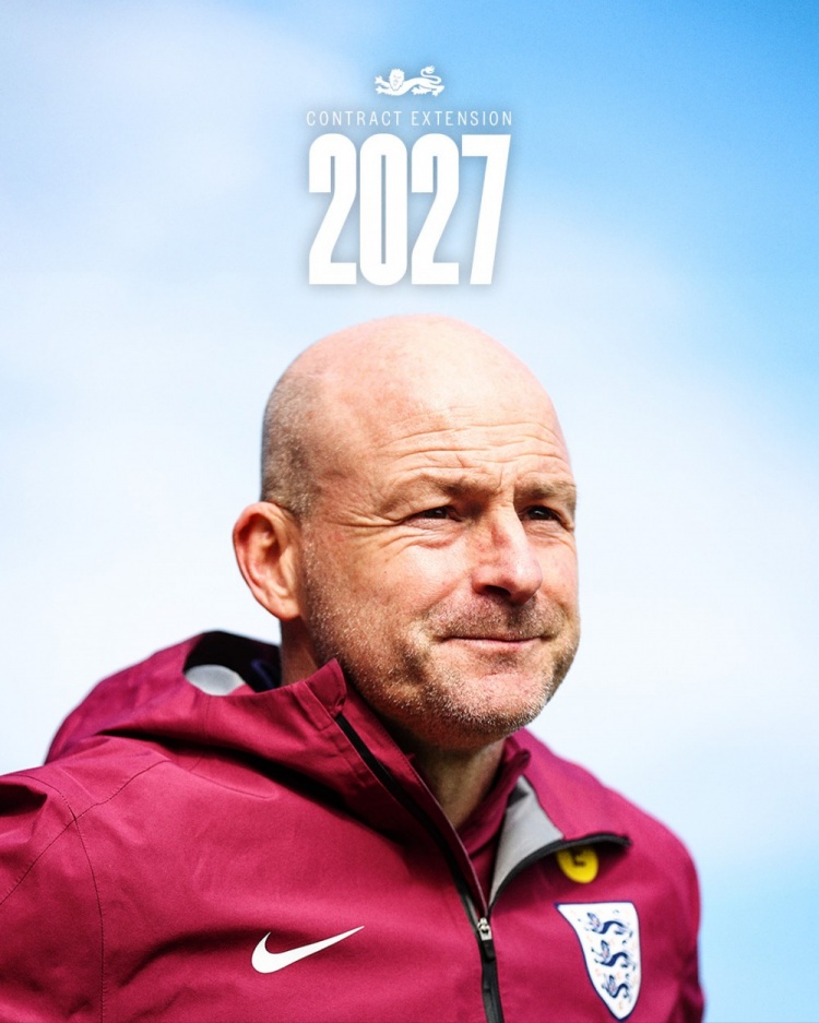 官方：英足總與英格蘭U21主帥卡斯利續(xù)約至2027年U21歐洲杯結束