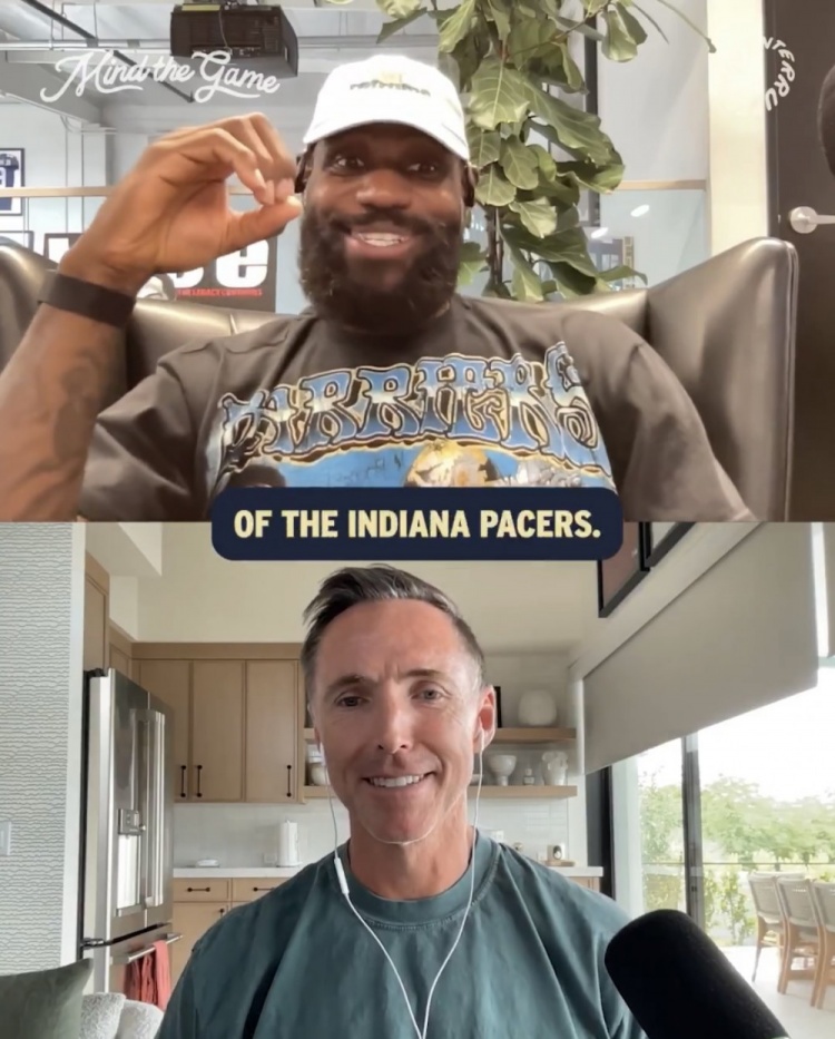 詹姆斯：很期待觀看步行者和雷霆的完美對(duì)決 雙方攻防如拔河比賽