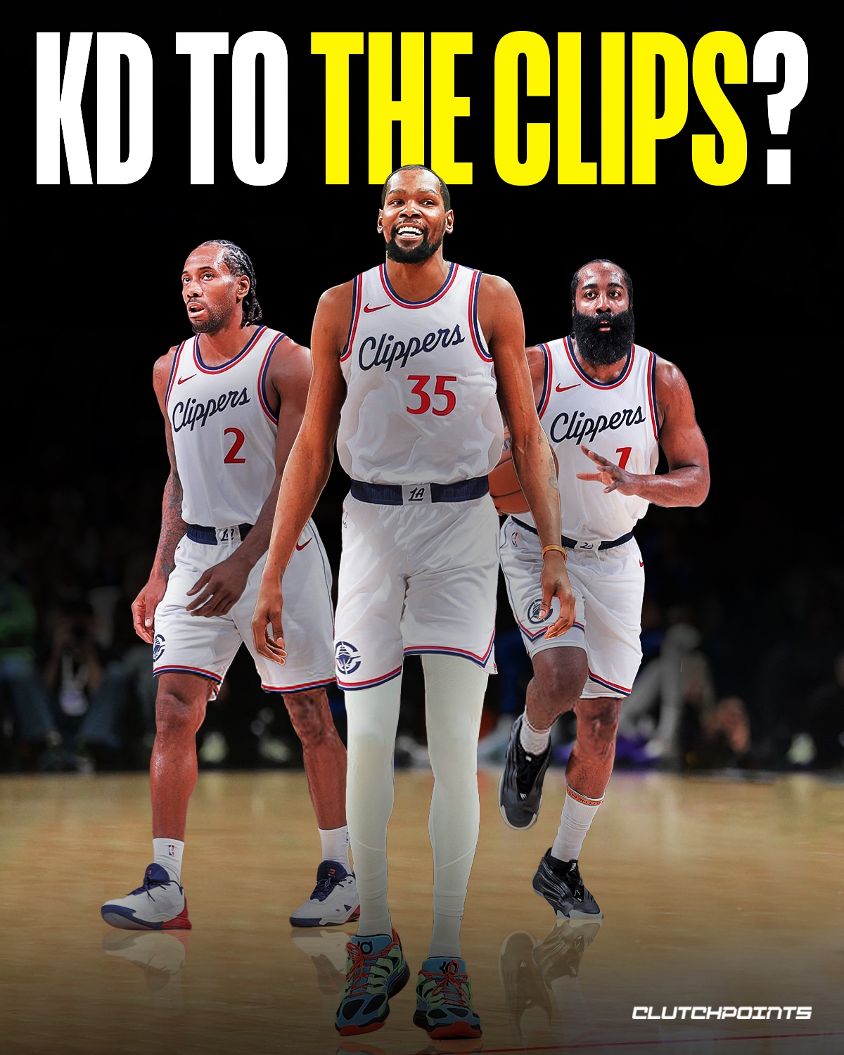 瘋了??雅虎交易模擬：快船送鮑威爾等三將+1首輪1次輪得杜蘭特