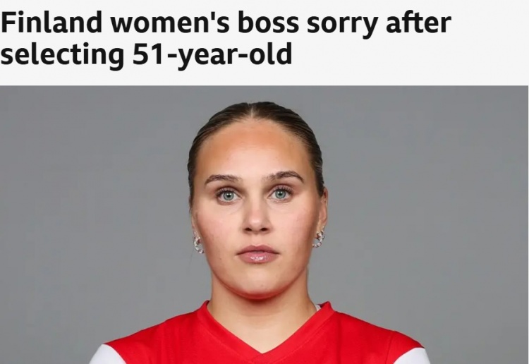 ??啼笑皆非！芬蘭女足主帥誤召51歲退役老將