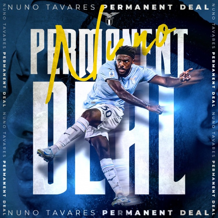 官方：拉齊奧買斷阿森納左后衛(wèi)塔瓦雷斯，雙方簽三年合同