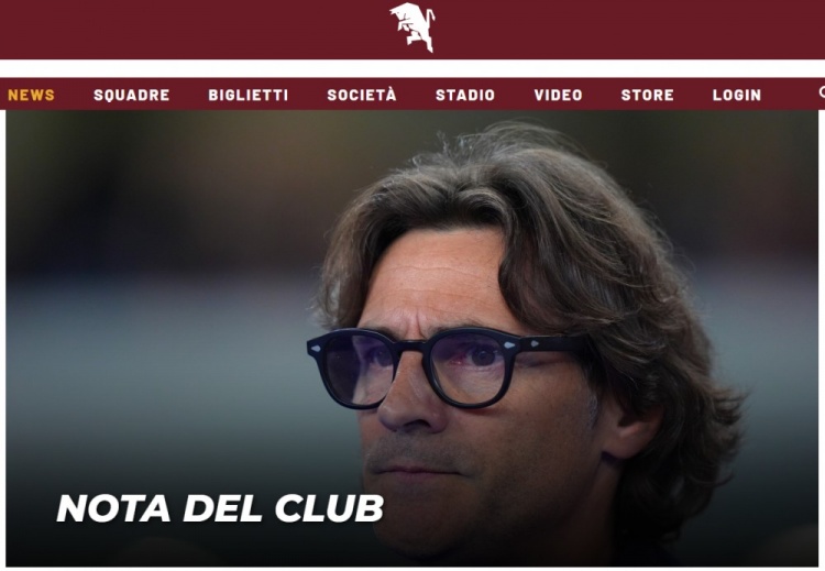 官方：都靈主教練保羅-瓦諾利離任