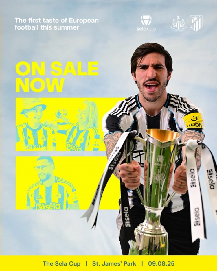 官方：紐卡8月9日與馬競(jìng)進(jìn)行友誼賽