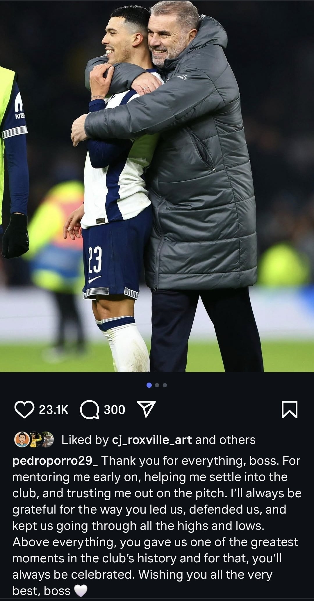 波羅告別澳波：你帶來一個(gè)載入球隊(duì)史冊的閃耀瞬間，愿你一切安好