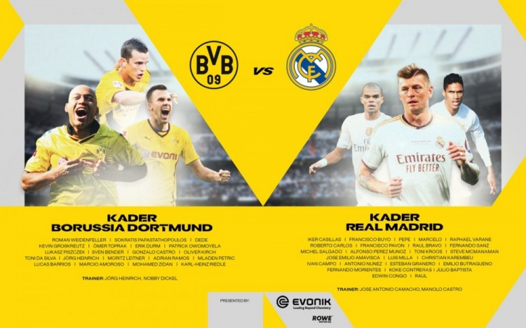 皇馬vs多特慈善賽名單：克羅斯、勞爾pk皮什切克、阿莫魯索