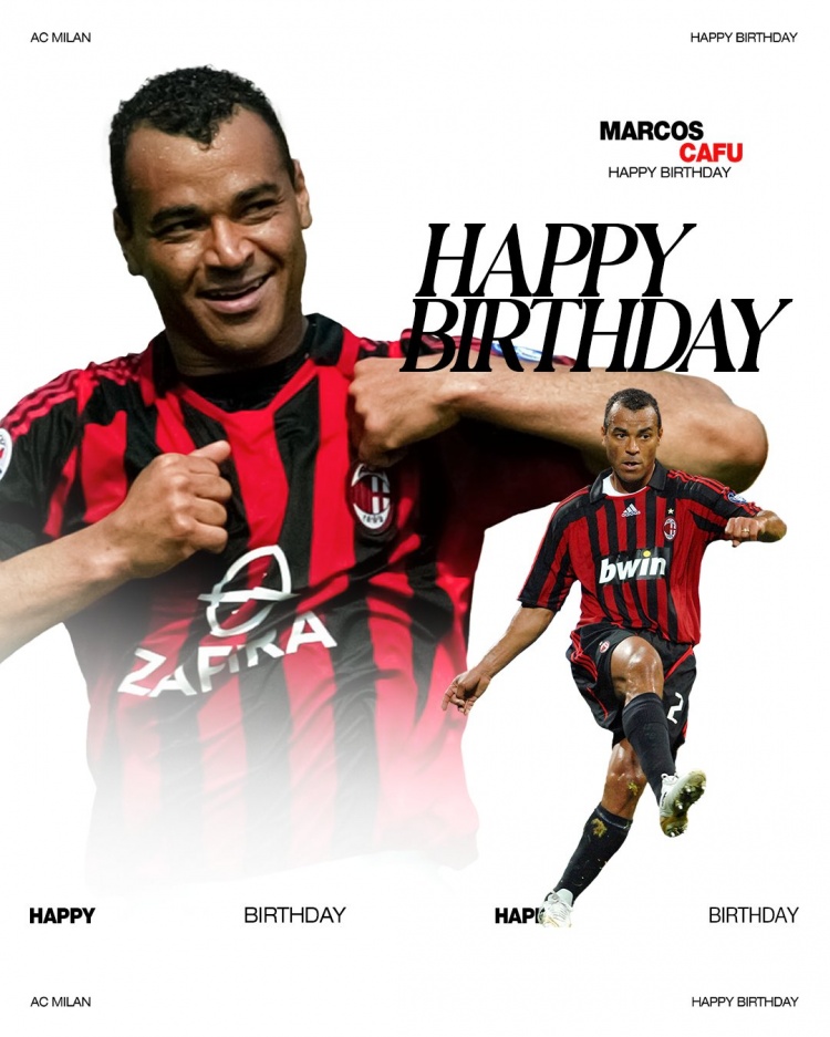 米蘭?？ǜ?5歲生日快樂，效力球隊期間出戰(zhàn)166場斬獲6冠