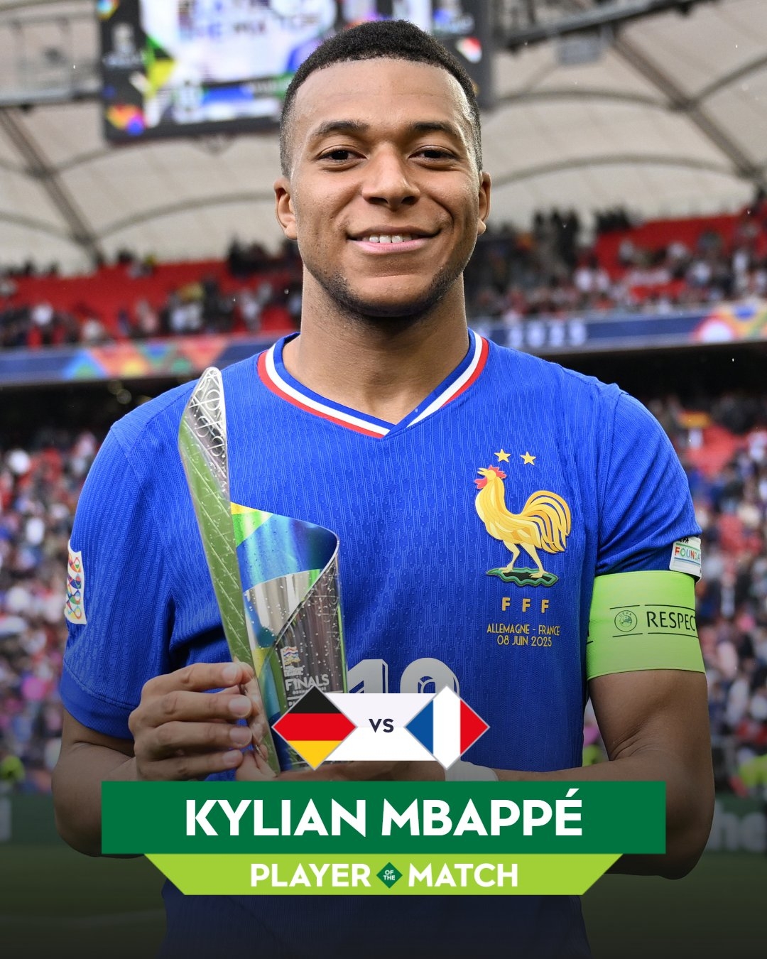 姆巴佩談金球獎：我的看法不重要，我能影響金靴但金球不取決于我