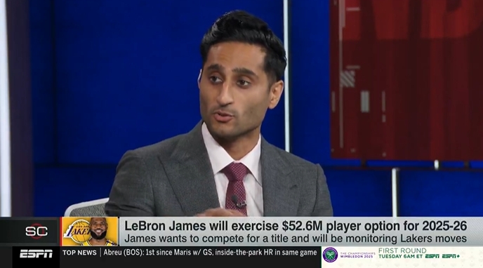 ??Shams：詹姆斯仍想爭冠 他在關(guān)注湖人的動(dòng)態(tài)以評估未來