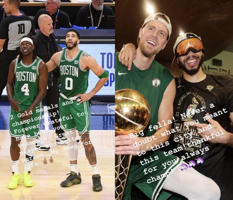 塔圖姆祝福前隊(duì)友霍勒迪&鉑金：一輩子兄弟 感恩有你