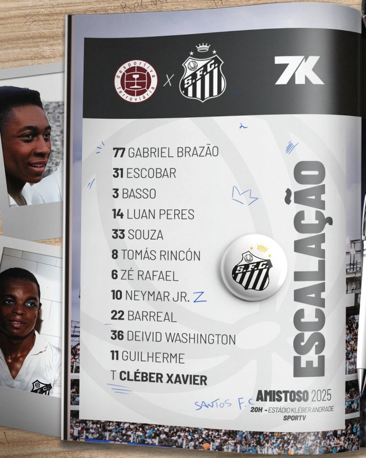 內(nèi)馬爾將首發(fā)出戰(zhàn)友誼賽，回歸桑托斯以來12場3球3助