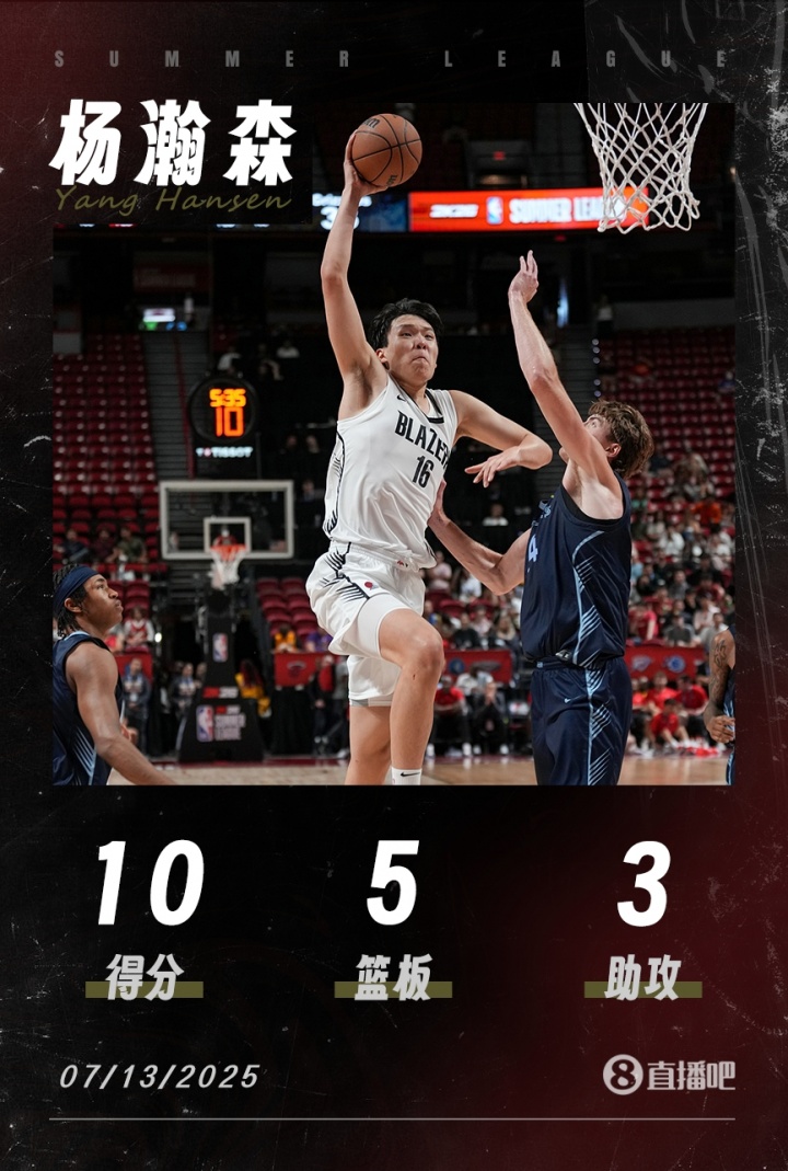 有亮點有不足??！楊瀚森首次背靠背得10分5板3助1帽 也有5失誤