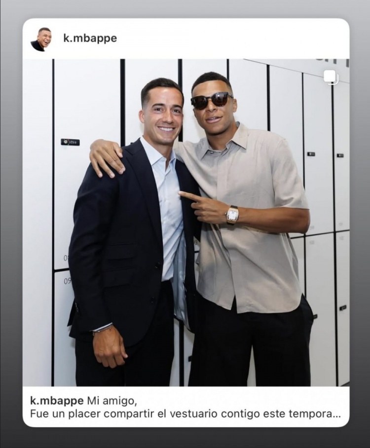 姆巴佩社媒告別巴斯克斯：這個(gè)賽季與你共享更衣室，是我的榮幸