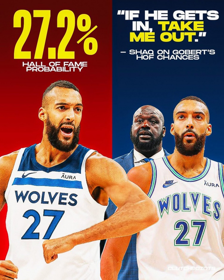 ??有你沒我！奧尼爾：要讓戈貝爾進(jìn)名人堂 先把我拿出去??