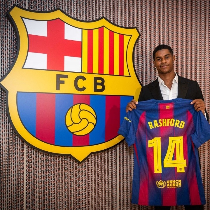 巴薩曬拉什福德訓(xùn)練射門視頻，球員本人轉(zhuǎn)發(fā)