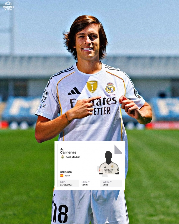 西甲官網(wǎng)顯示，皇馬新援阿爾瓦羅-費(fèi)爾南德斯已經(jīng)完成注冊