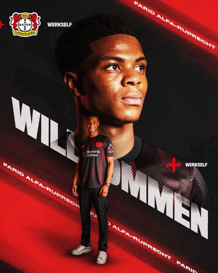 官方：曼城19歲邊鋒魯普雷希特加盟勒沃庫森，轉(zhuǎn)會費總價500萬鎊