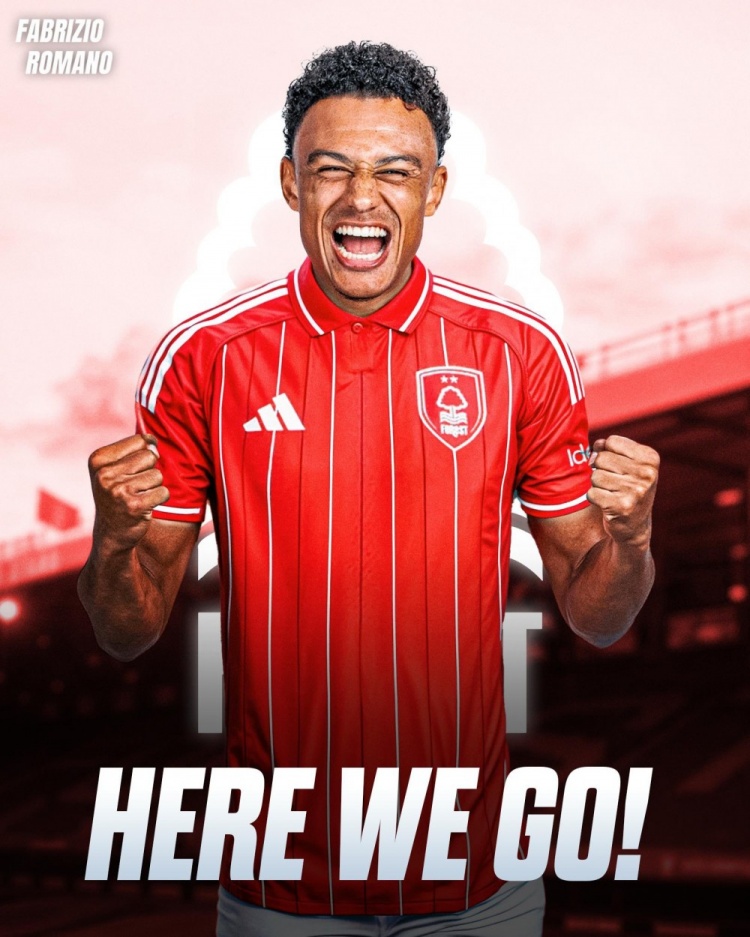 迪馬：諾丁漢森林4200萬歐簽下恩多耶，博洛尼亞保留20%二轉分成