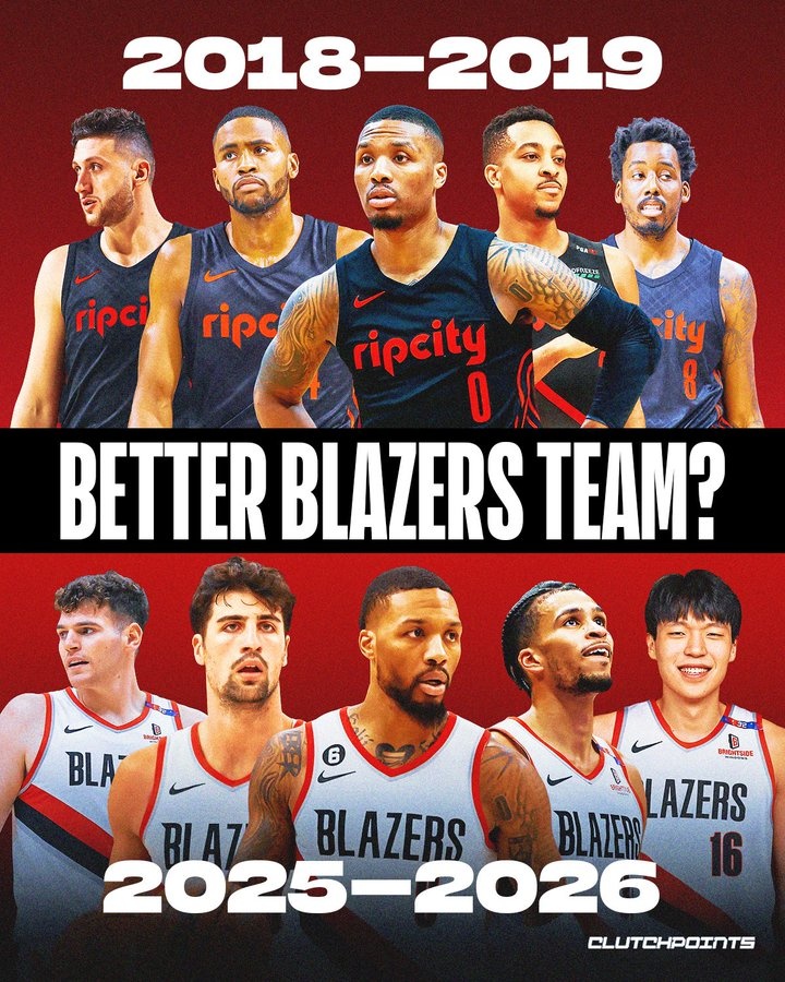 楊瀚森在列！美媒發(fā)問：現(xiàn)今的開拓者比2019年雙槍那支更強(qiáng)嗎？