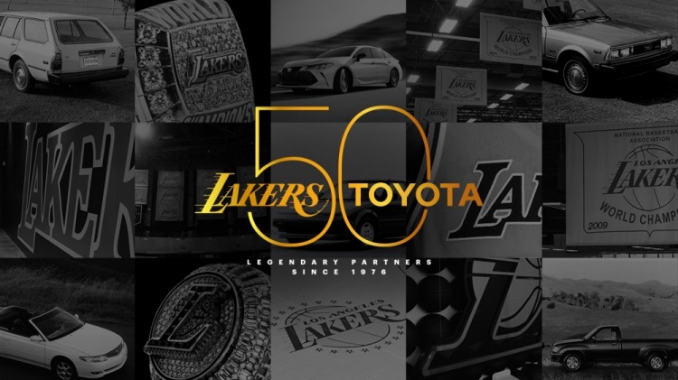 湖人宣布豐田汽車為新賽季首席贊助商 以慶祝雙方合作50周年