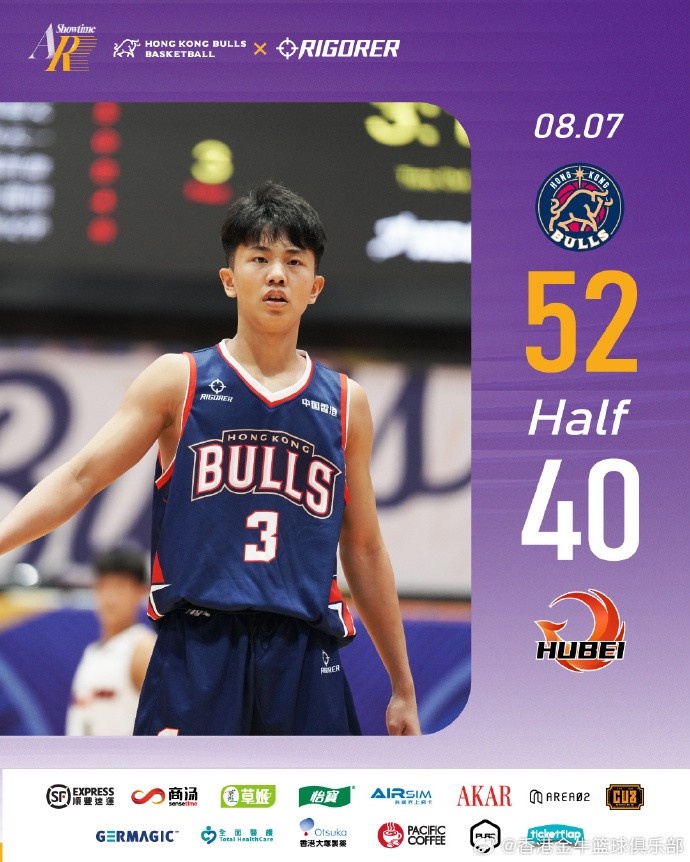 半場(chǎng)戰(zhàn)報(bào)：香港金牛52-40湖北文旅 帶著12分領(lǐng)先優(yōu)勢(shì)進(jìn)入下半場(chǎng)！