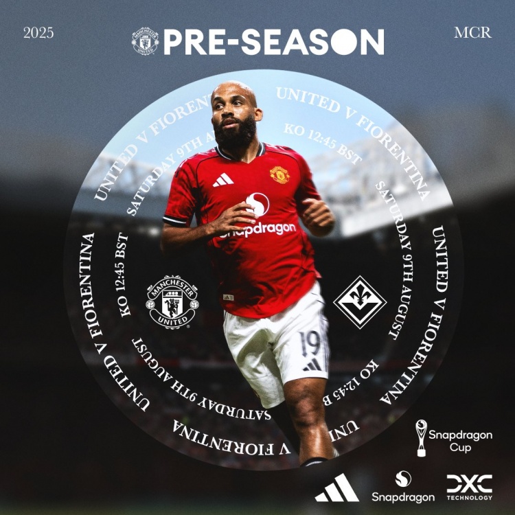 曼聯(lián)發(fā)布今晚對(duì)陣佛羅倫薩海報(bào)：姆貝莫單人出鏡