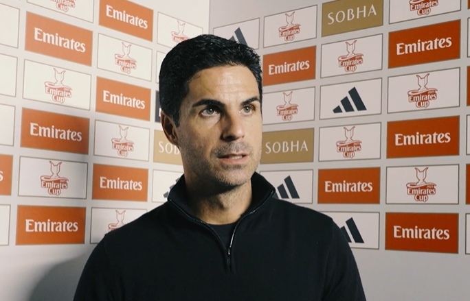 阿爾特塔：每個位置我們都有不同類型的優(yōu)秀球員，已準備好戰(zhàn)曼聯(lián)