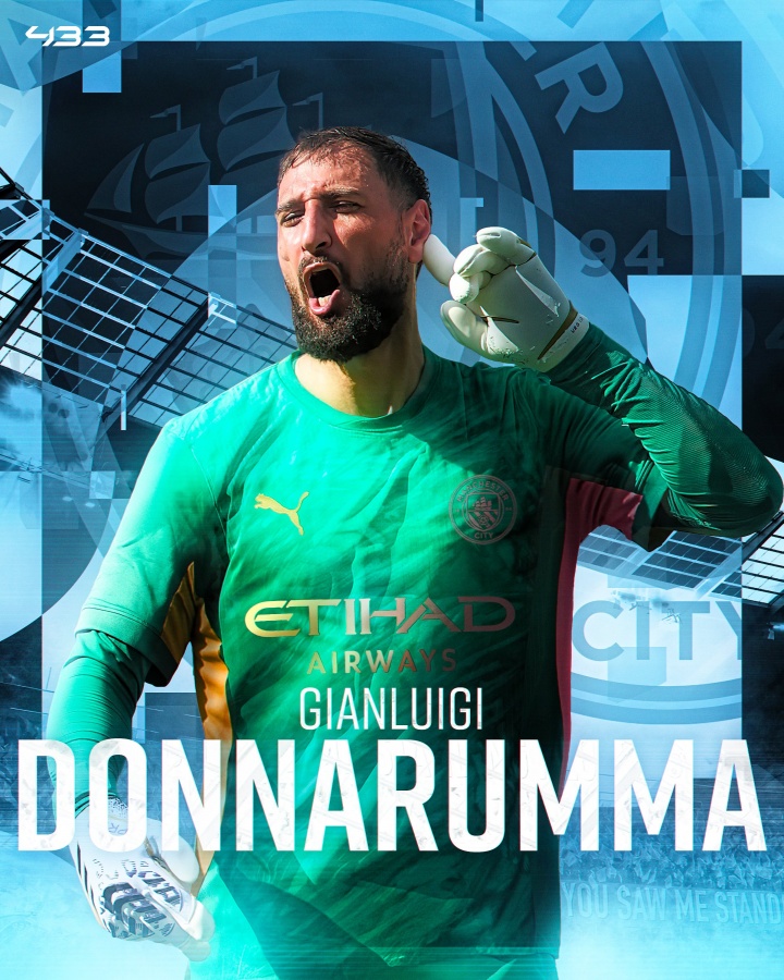 德天空：曼城即將與多納魯馬達個人協(xié)議！瓜帥欽點他接班埃德森