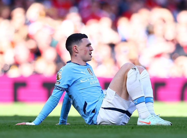 曼晚：福登腳踝傷+羅德里腹股溝傷，兩人因此缺席曼城首輪英超