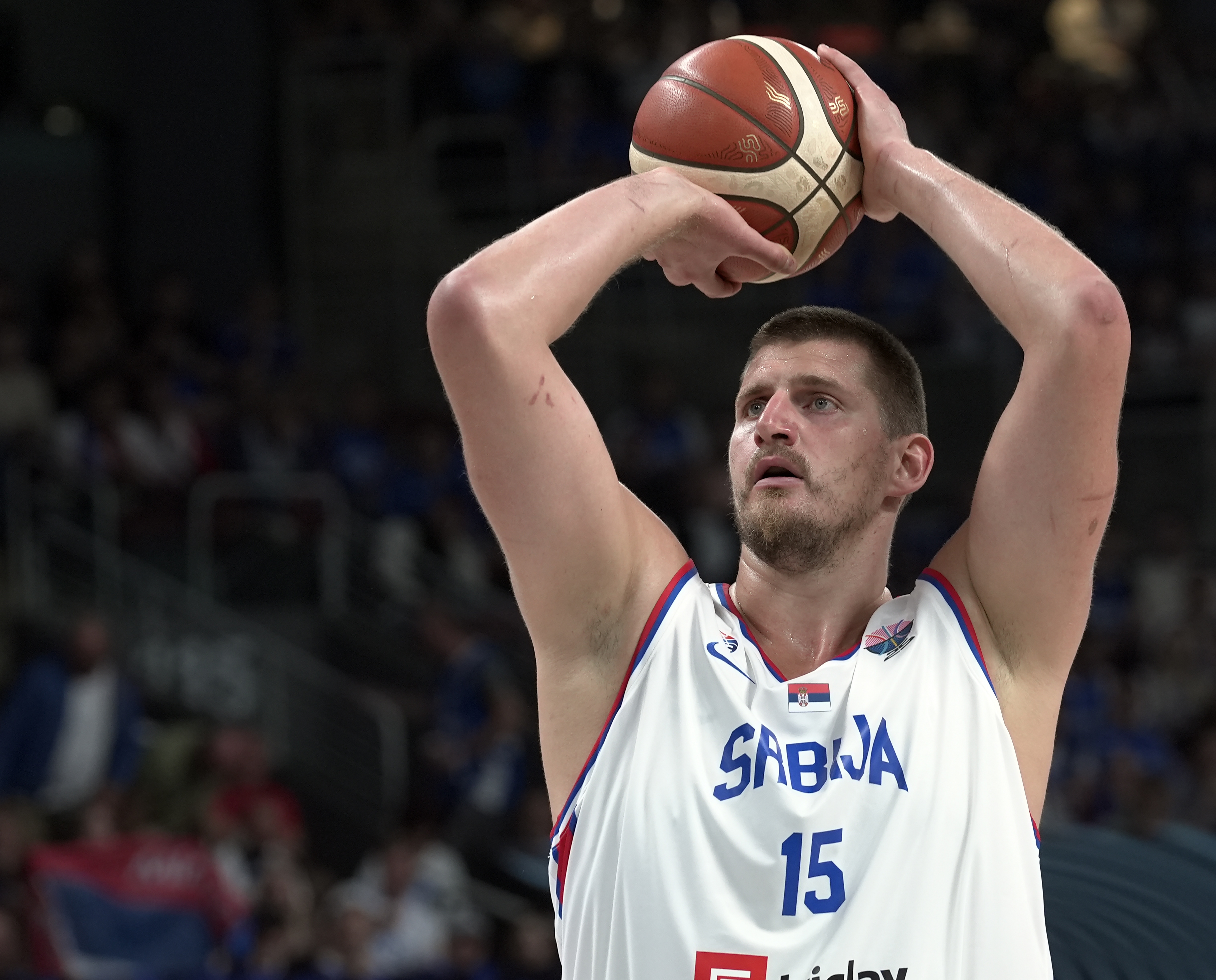 三節(jié)打卡！約基奇出戰(zhàn)22分鐘 10中8砍下23分10板3助2斷2帽