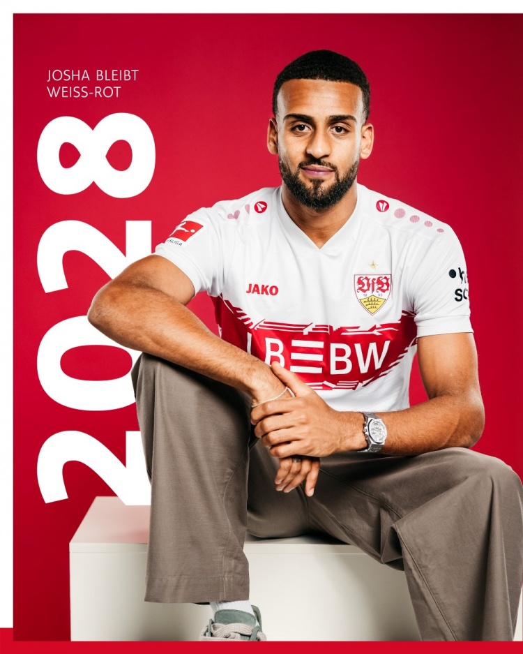 官方：斯圖加特與24歲右后衛(wèi)瓦格諾曼續(xù)約至2028年6月