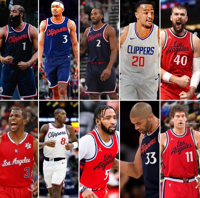 球迷曬快船新賽季陣容：誰能在七場系列賽里擊敗這支球隊(duì)？