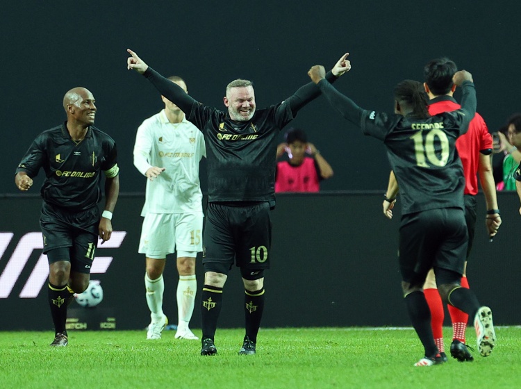 腳法依然在線！39歲的魯尼頂著大肚子，打出世界波洞穿卡西大門