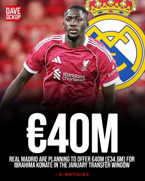 誠意價！西媒：皇馬計劃冬窗4000萬歐報價科納特，紅軍很可能會放