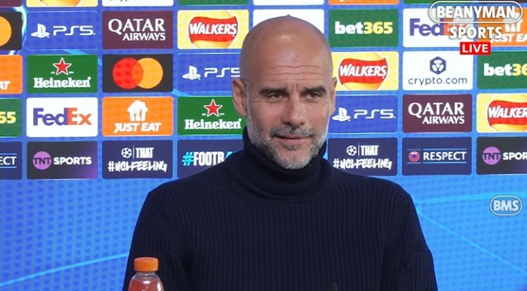 瓜帥：顯然我們不是歐冠奪冠熱門 明天賽后會(huì)和德布勞內(nèi)聚聚