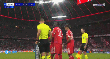 迎戰(zhàn)舊主，杰克遜換下凱恩，此時拜仁3-1領(lǐng)先切爾西