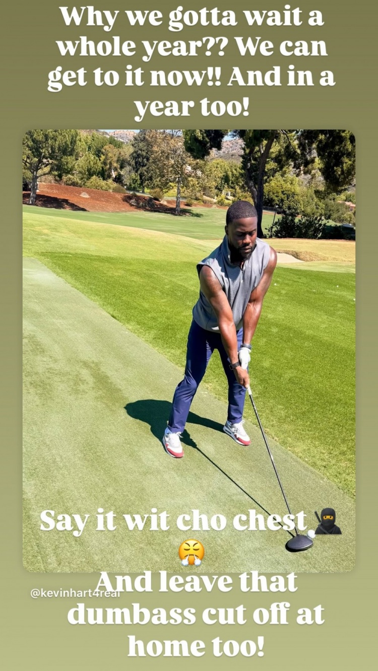 凱文-哈特挑戰(zhàn)詹姆斯一年后高爾夫?qū)Q 詹姆斯：為何要等一年？