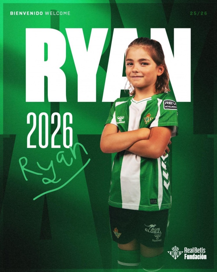 阿斯：貝蒂斯簽下6歲瑞安，致力公益提高公眾對(duì)兒童糖尿病關(guān)注